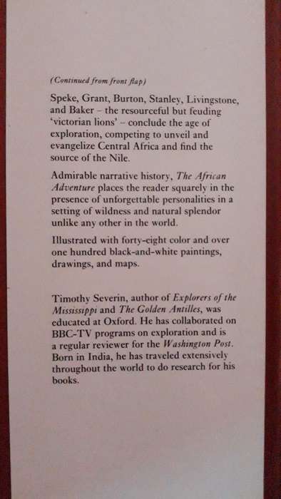The African Adventure - Four Hundred Years of Exploration in the Dangerous Continent - Tim Severin