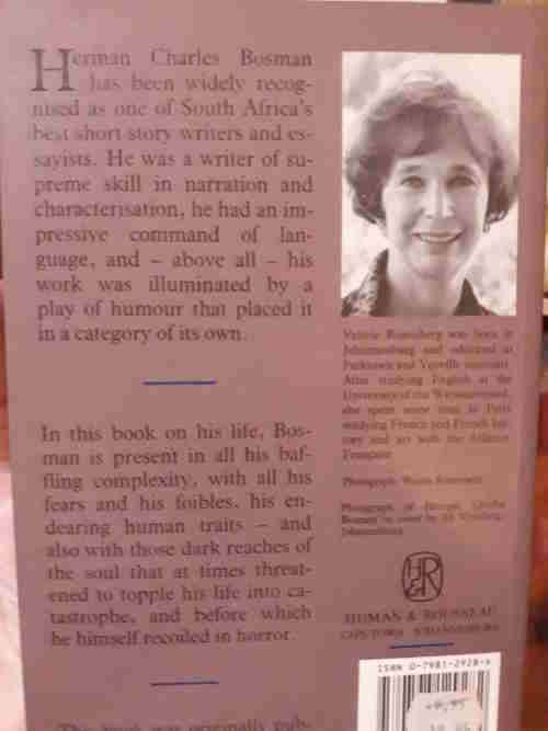 The Life of Herman Charles Bosman - originally published as Sunflower to the Sun - Valerie Rosenberg