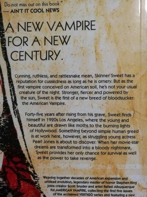 American Vampire - Volumes 1, 2 and 3 bundle - Scott Snyder, Rafael Albuquerque, Stephen King