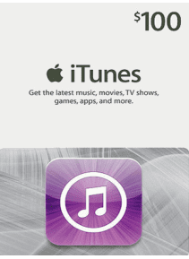 $100 Apple iTunes Gift Card