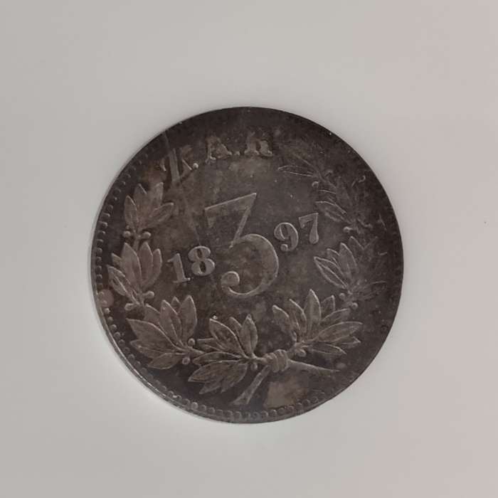 1897 3 Pence MS64 #C0034