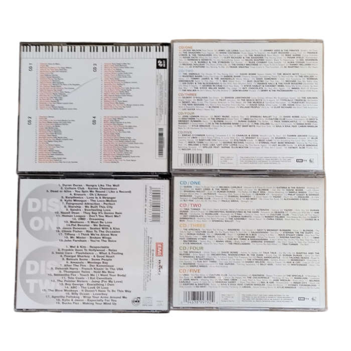 Lot of 8 CD Collections 80's, Elton John and more #O0053