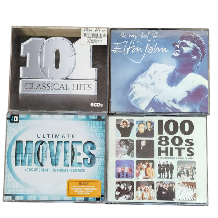 Lot of 8 CD Collections 80's, Elton John and more #O0053