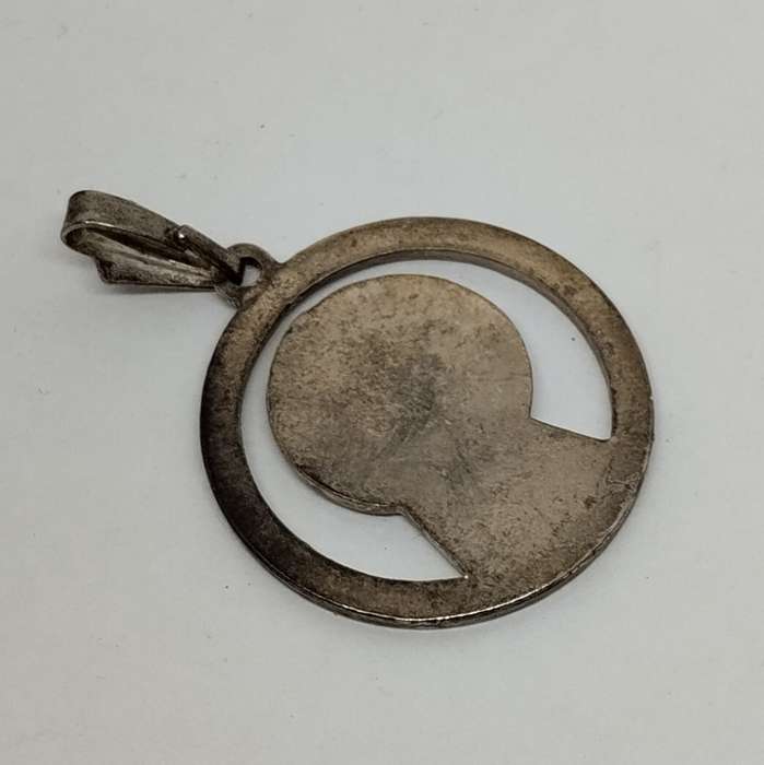Sterling Silver and Enamel Pendant #S0010