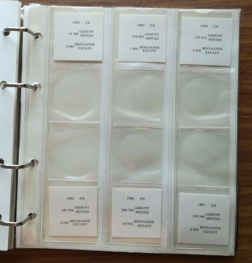 ZAR Paul Kruger complete coin album.