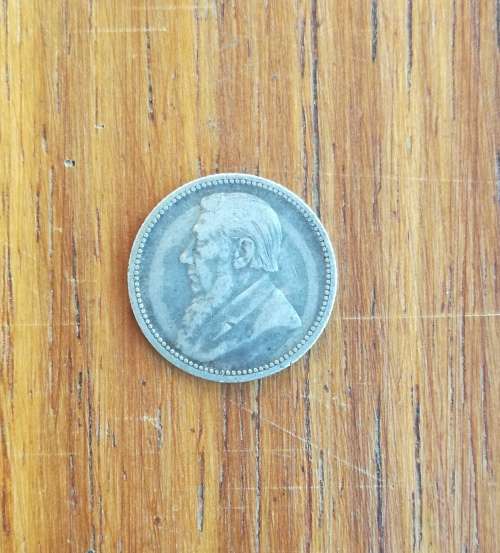 ZAR Paul kruger 1894 Silver Sixpence.