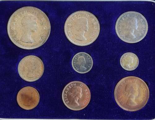South Africa 1954 Proof Set. Rare.