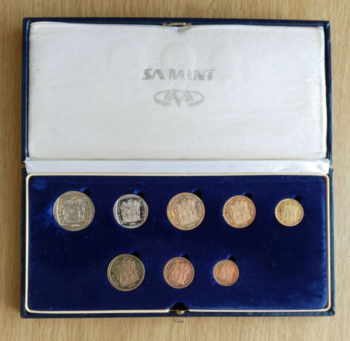 South Africa 1992 Proof set.