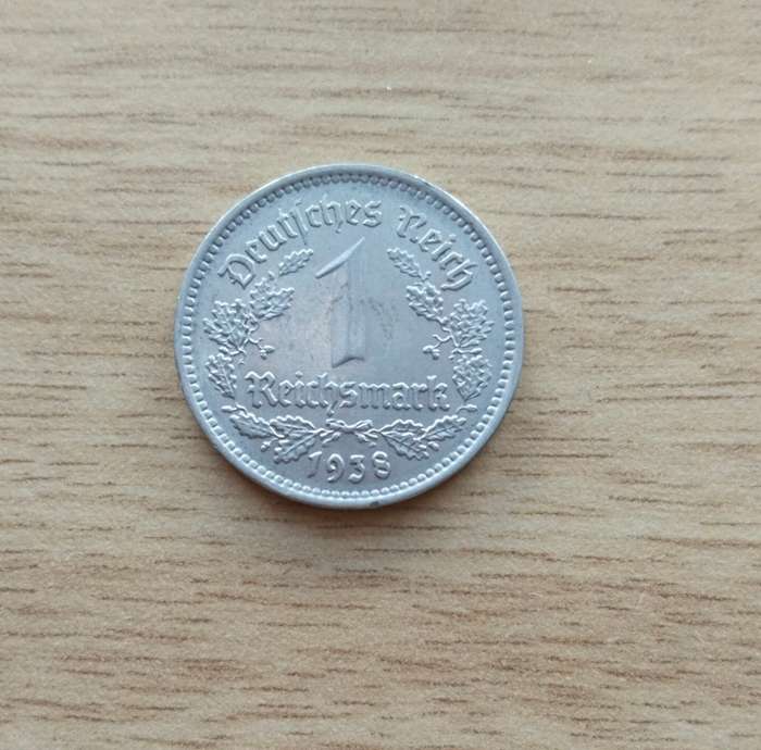 Deutsche Reich 1938 A 1 Reichsmark.