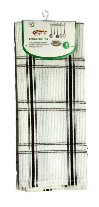 FMF 2 Pack Jumbo Dish Cloth 45x75cm