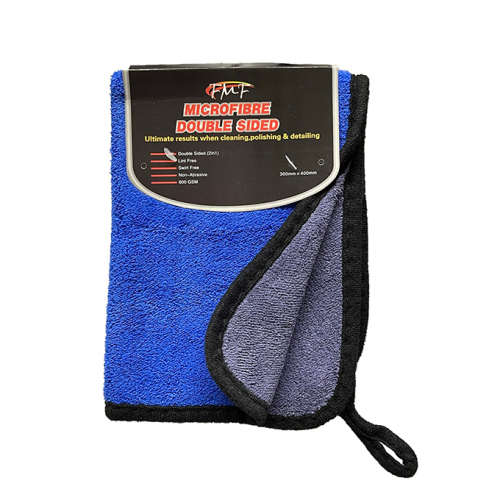 FMF 5 Pack Assorted Microfibre Double Sided 30cm x 40cm - 600 GSM