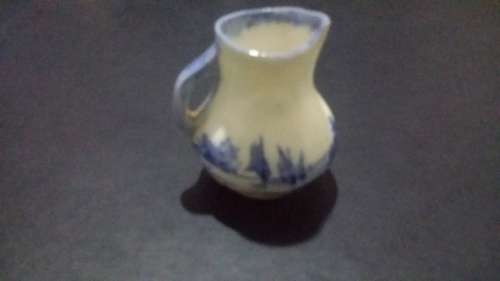 Royal doulton Miniature Norfolk blue & white Jug 55mm high