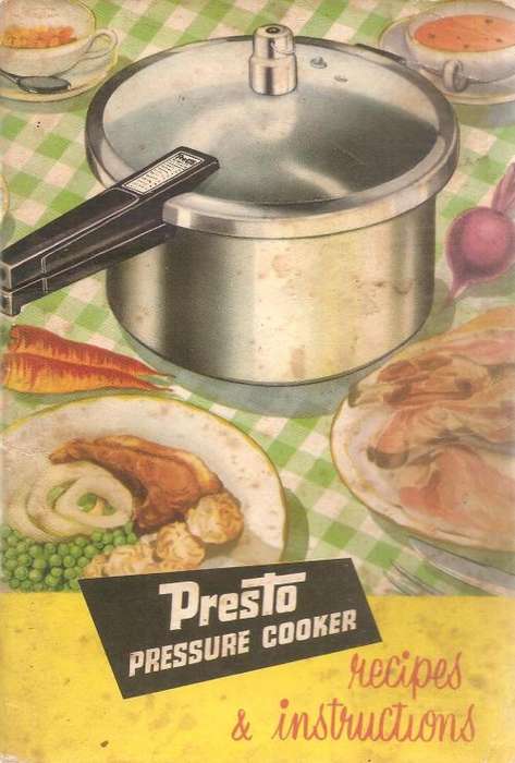 Presto Pressure Cooker Recipes and Instructions