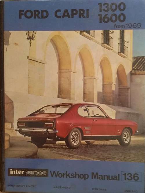 Ford Capri 1300 / 1600 from 1969 Workshop Manual