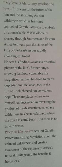 Where the Lion Walked by Gareth Patterson
