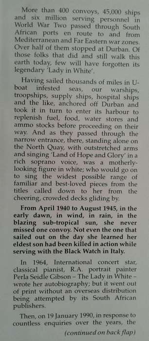 Durban's Lady in White An Autobiography by Perla Siedle Gibson