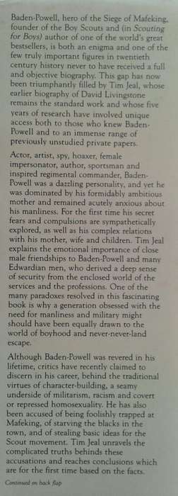 Baden-Powell by Tim Jeal