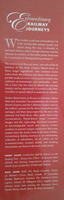 Extraordinary Railway Journeys by Tom Savio & Anthony Lambert
