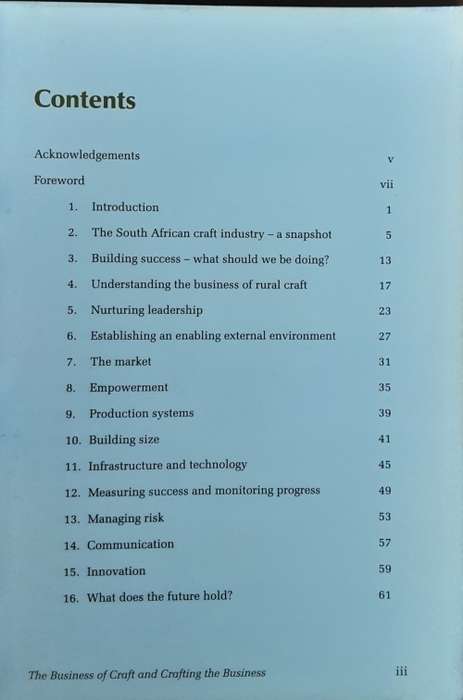 The Business of Craft and Crafting the Business by Duncan Hay