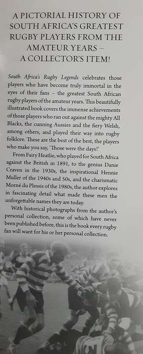 South Africa`s Rugby Legends, The Amateur Years by Chris Schoeman