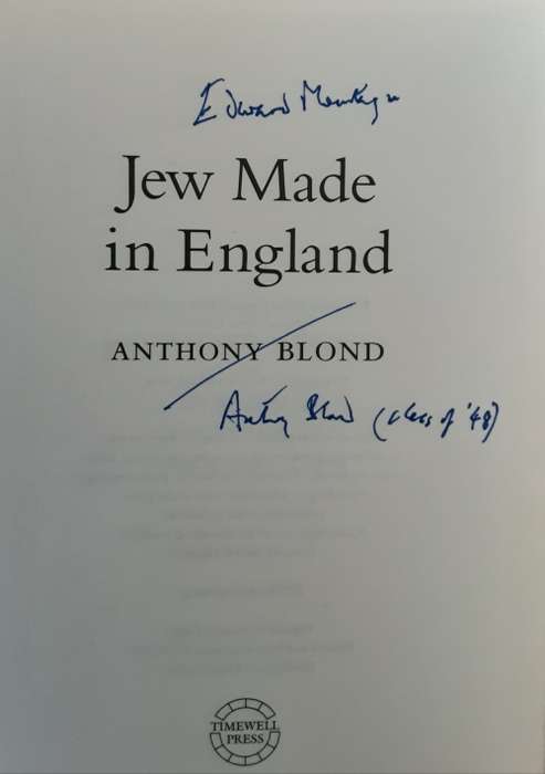 Jew Made in England by Anthony Blond