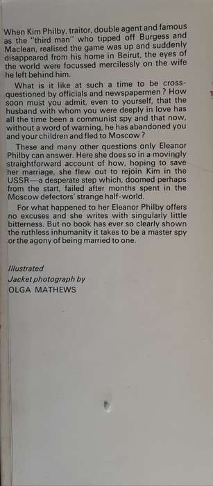 Kim Philby The Spy I Loved by Elanor Philby