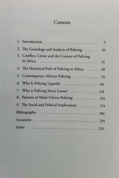 Multi-Choice Policing in Africa by Bruce Baker