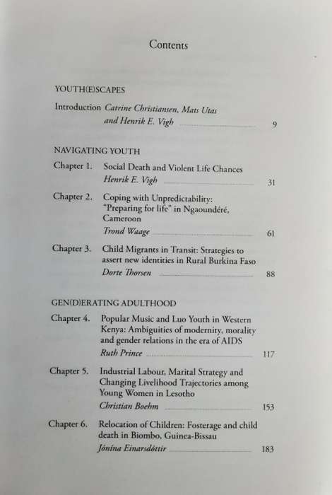 Navigating Youth Generating Adulthood, Social Becoming in an African Context by Christiansen