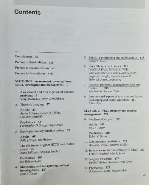 Physiotherapy For Respiratory and Cardiac Problems, Adults and Paediatrics by Pryor and Prasad