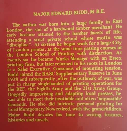 A Printer Goes To War by Edward Budd