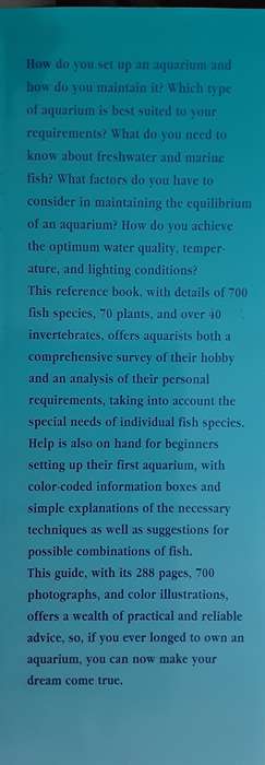 The Complete Aquarium Guide, Fish, Plants & Accessories for your Aquarium