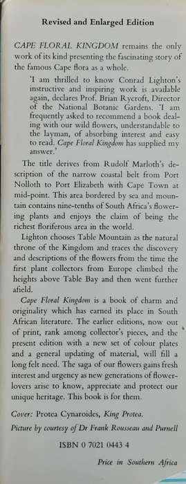 Cape Floral Kingdom by Conrad Lighton