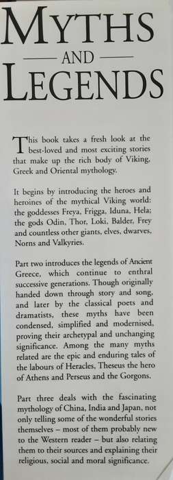 Myths and Legends, Viking, Oriental, Greek by David Bellingham, Clio Whittaker, John Frant