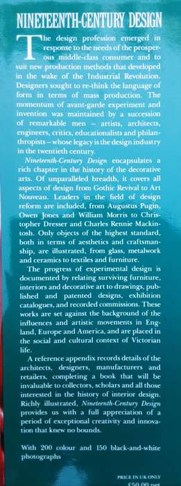 Nineteenth-Century Design from Pugin to Mackintosh by Charlotte Gere and Michael Whiteway