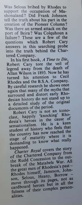 Charter Royal by Robert Cary