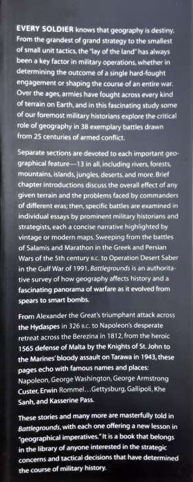 Geography and the History of Warfare Battlegrounds edited by Michael Stephenson