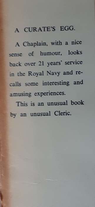 A Curate`s Egg by Edgar Rea, Chaplain, Royal Navy