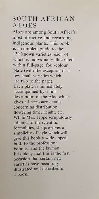 South African Aloes by Barbara Jeppe
