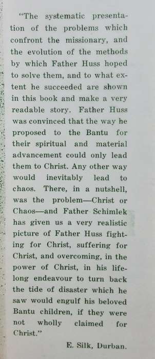 Against The Stream, Life of Father Bernard Huss by Francis Schimlek