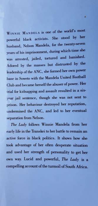 The Lady The Life and Times of Winnie Mandela by Emma Gilbey