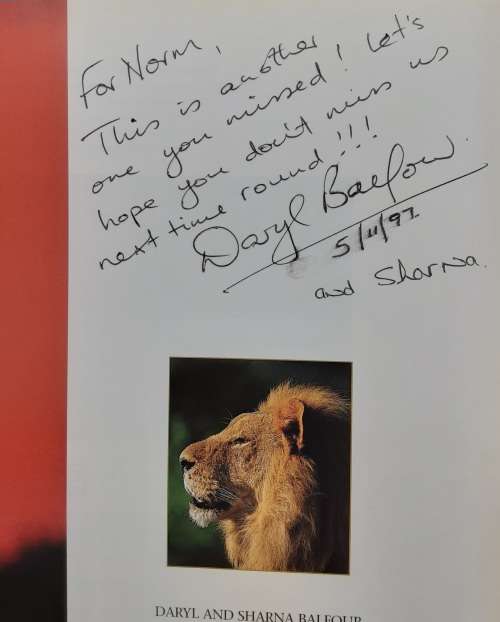 Chobe Africa`s Untamed Wilderness by Daryl and Sharna Balfour **SIGNED Copy**
