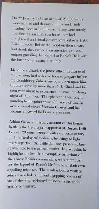 Rorke`s Drift by Adrian Greaves