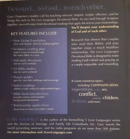 The Love Languages Devotional Bible with insights by Gary Chapman