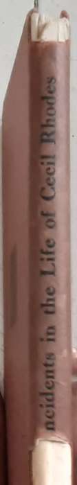 A Personal Record of Some Incidents in the Life of Cecil Rhodes by Vere Stent **SIGNED COPY**