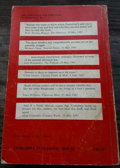 The Struggle for Zimbabwe, The Chimurenga War by David Martin and Phyllis Johnson