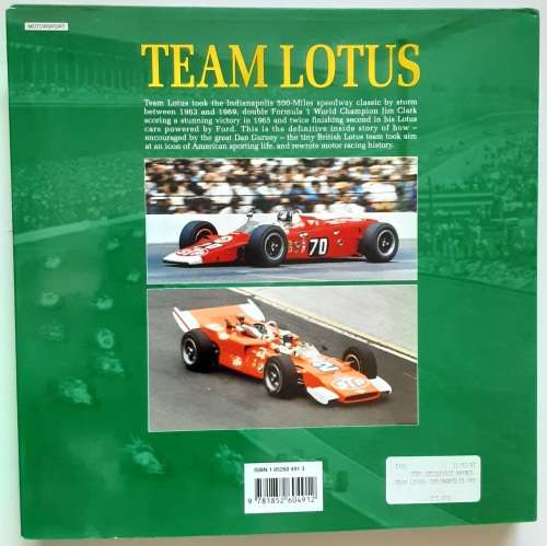 Team Lotus, The Indianapolis Years by Andrew Ferguson