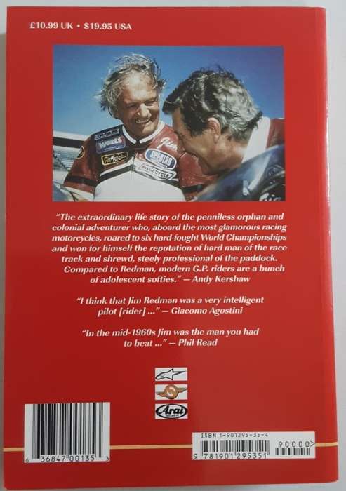 Jim Redman, Six Times World Motorcycle Champion, The Autobiography **Signed Copy **