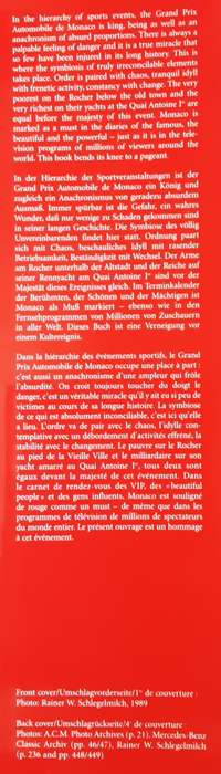 Grand Prix de Monaco by Rainer W Schlegelmilch