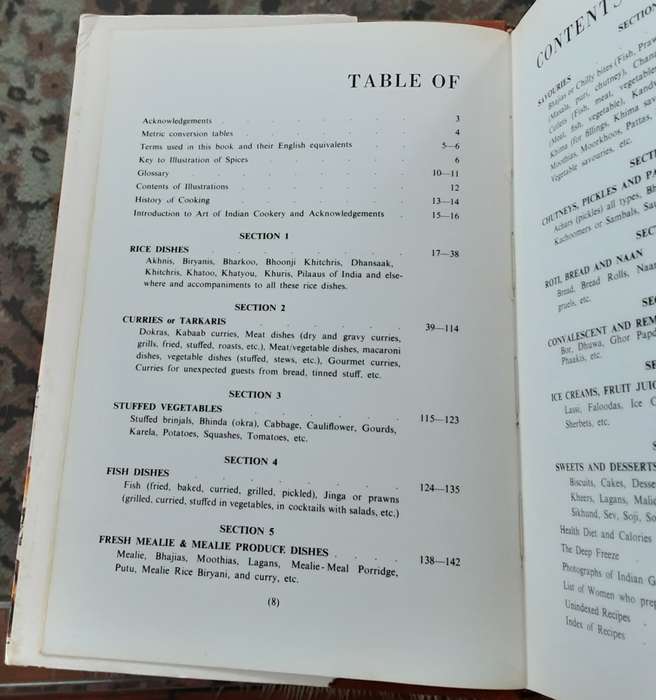 Indian Delights, Book of Recipes on Indian Cookery by Zuleikha Mayat for The Womans Cultural Group