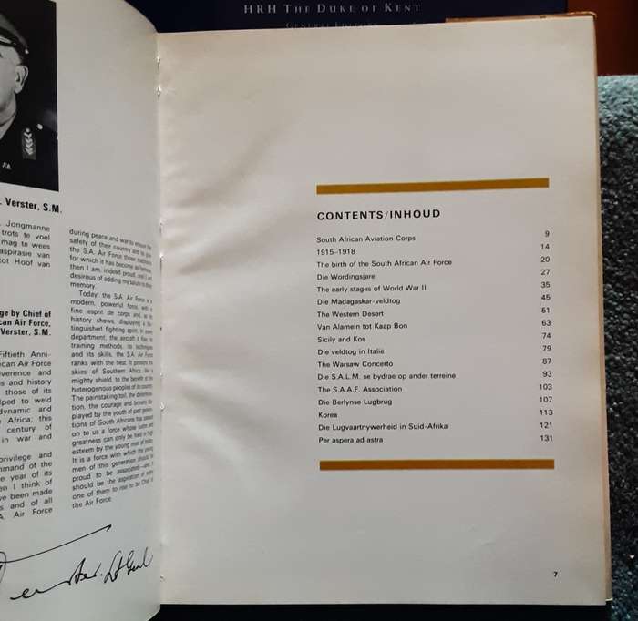 Per Aspera Ad Astra 1920-1970 S A Airfoce Golden Jubilee Souvenir Book **Presentation Edition SIGNED